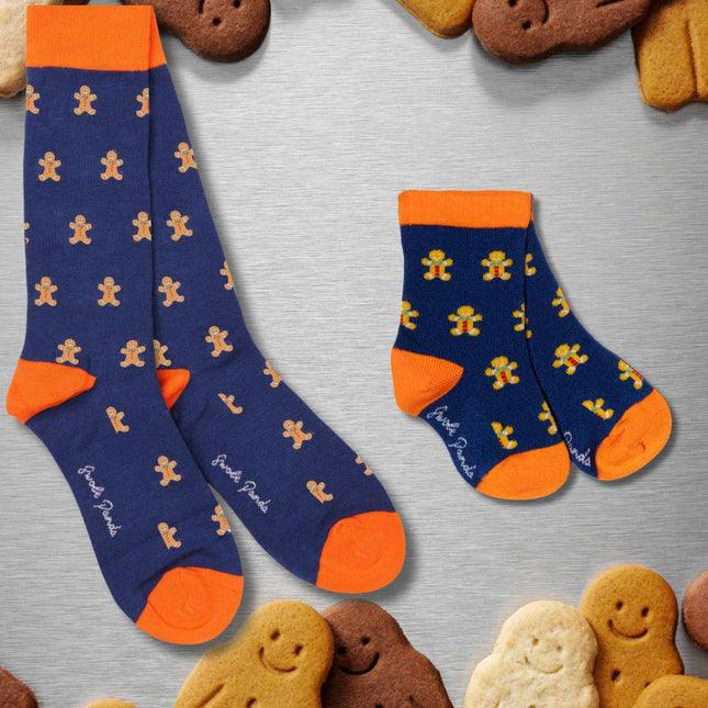 Swole Panda Christmas Gift Ideas - Gingerbread Men Matching Bamboo Socks (Adult & Child) Swole Panda Christmas Gift Ideas - Gingerbread Men Matching Bamboo Socks (Adult & Child)