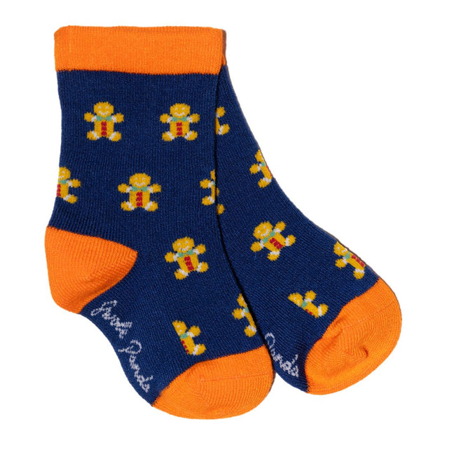 Children's Bamboo Socks - Children's Gingerbread Man Bamboo Socks Children's Bamboo Socks - Children's Gingerbread Man Bamboo Socks