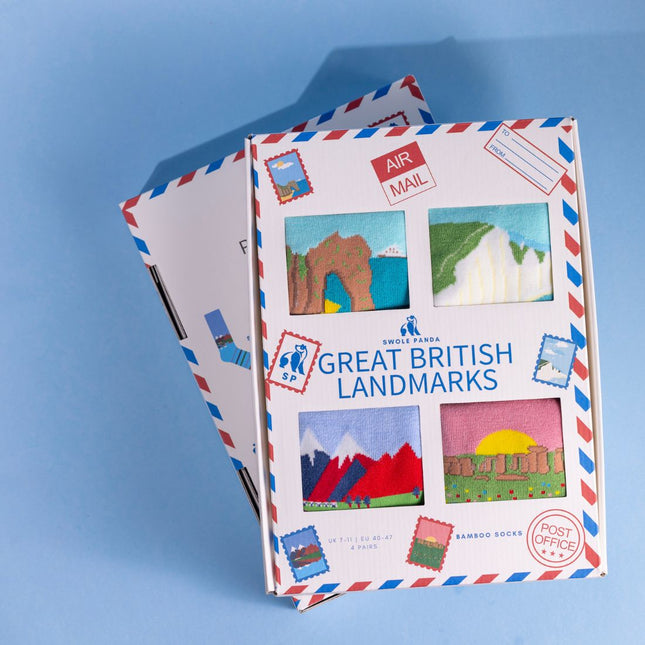 Bamboo Sock Gift Boxes and Bundles - British Landmarks Sock Box - 4 Pairs of Bamboo Socks (His) Bamboo Sock Gift Boxes and Bundles - British Landmarks Sock Box - 4 Pairs of Bamboo Socks (His)