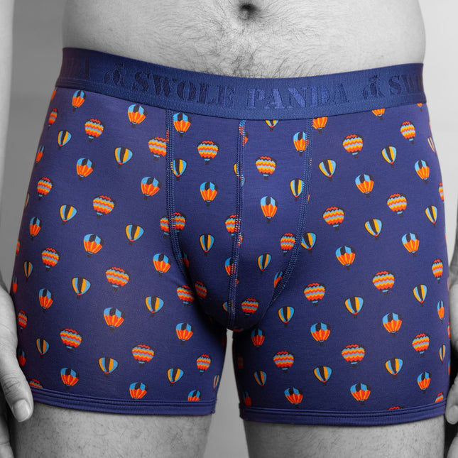 Christmas Boxer Shorts - Bamboo Boxers - Hot Air Balloons Christmas Boxer Shorts - Bamboo Boxers - Hot Air Balloons