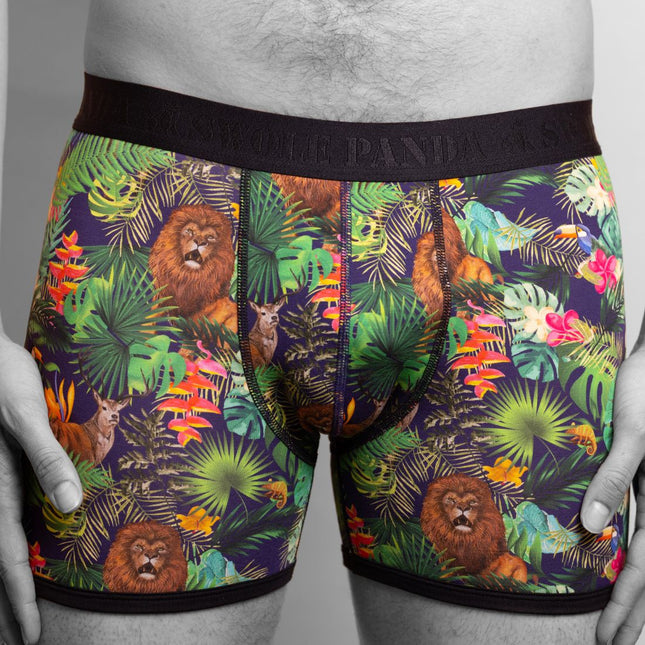 Christmas Boxer Shorts - Bamboo Boxers - Jungle Christmas Boxer Shorts - Bamboo Boxers - Jungle