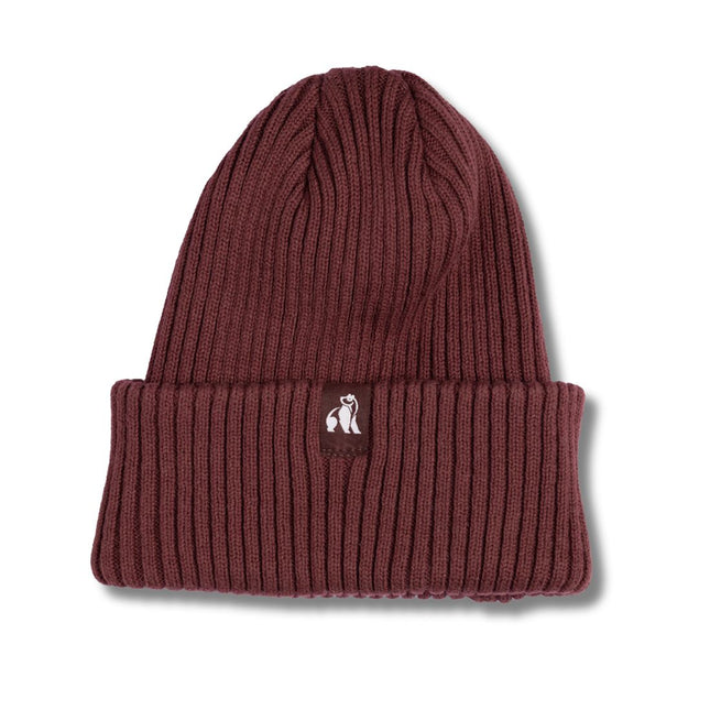 Swole Panda Gift Guide - Organic Cotton Beanie - Burgundy Swole Panda Gift Guide - Organic Cotton Beanie - Burgundy