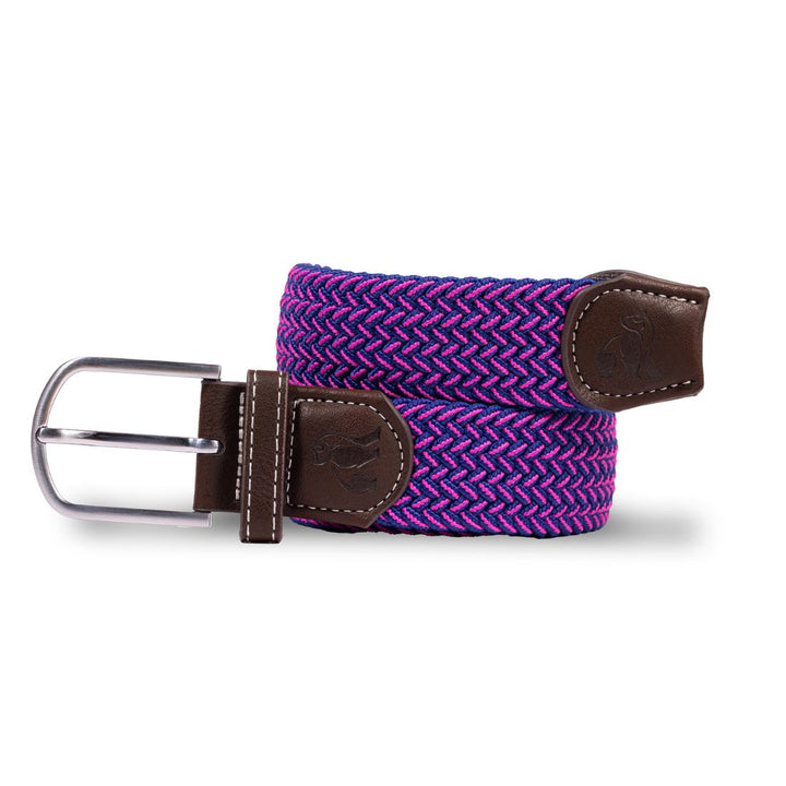 Woven Belt - Rich Pink Fine Weave