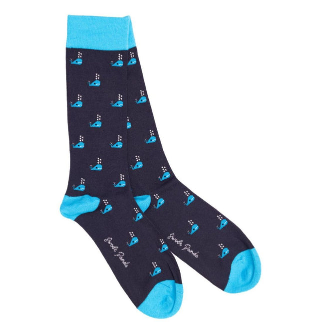 Funky Womens Socks - Whale Bamboo Socks Funky Womens Socks - Whale Bamboo Socks
