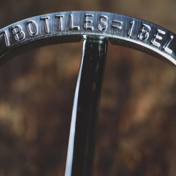 Woven Belt - Orange / Burgundy Fine Stripe