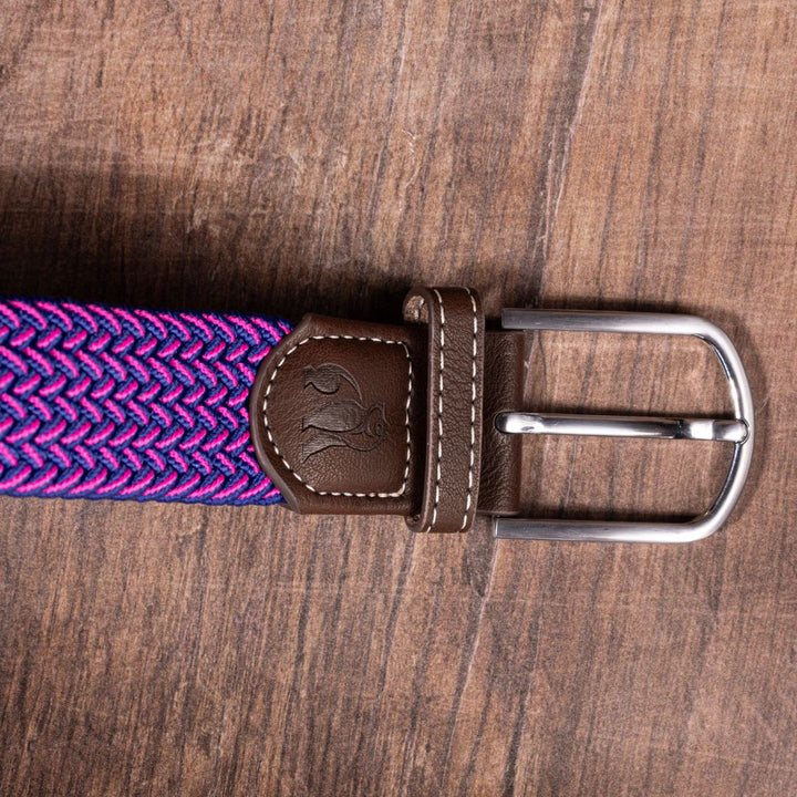 Woven Belt - Rich Pink Fine Weave