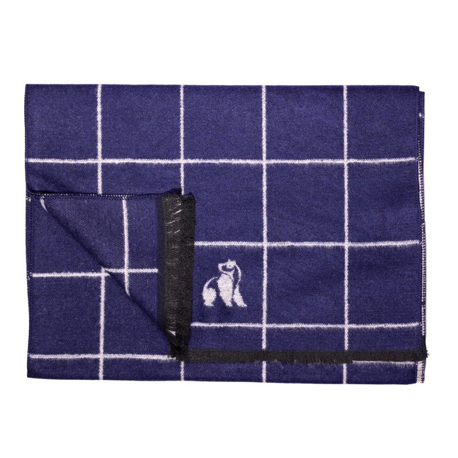 Bamboo Scarves - Blue Check Bamboo Scarf Bamboo Scarves - Blue Check Bamboo Scarf