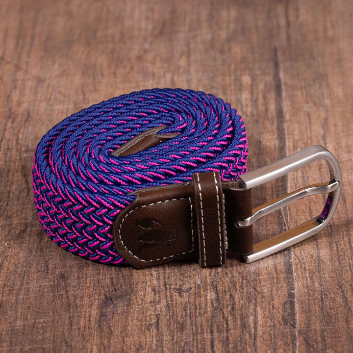Woven Belt - Rich Pink Fine Weave
