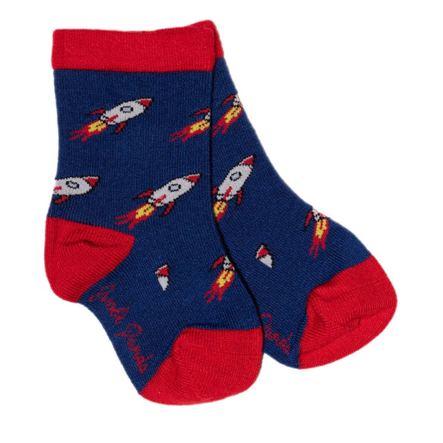 Children's Bamboo Socks - Children's Rocket Bamboo Socks Children's Bamboo Socks - Children's Rocket Bamboo Socks