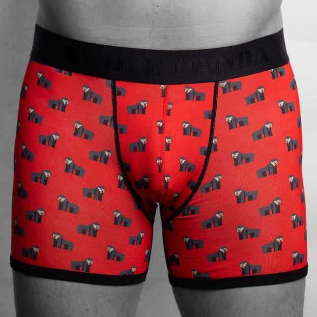 Christmas Boxer Shorts - Bamboo Boxers - Gorillas Christmas Boxer Shorts - Bamboo Boxers - Gorillas