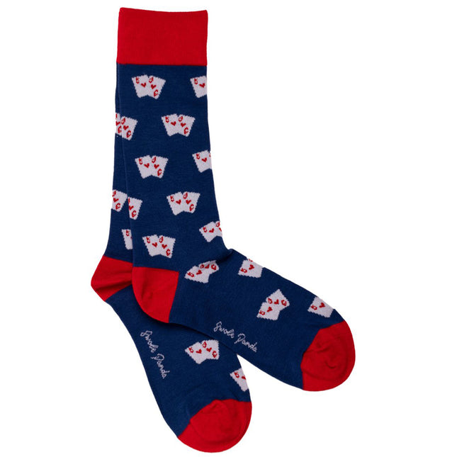 Funky Mens Socks - Playing Card Bamboo Socks Funky Mens Socks - Playing Card Bamboo Socks