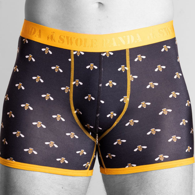 Christmas Boxer Shorts - Bamboo Boxers - Bumblebees Christmas Boxer Shorts - Bamboo Boxers - Bumblebees