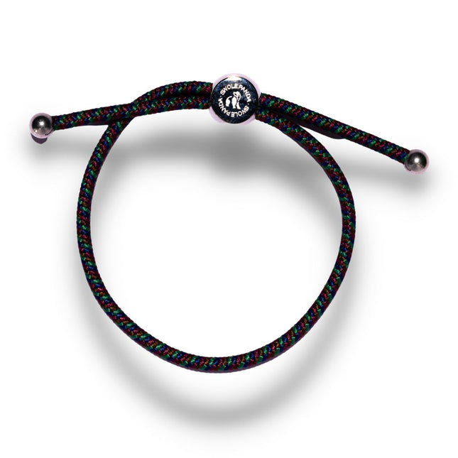 Rope Bracelets Made from Recycled Plastic Bottles - Rope Bracelet - Green & Blue Zigzag Rope Bracelets Made from Recycled Plastic Bottles - Rope Bracelet - Green & Blue Zigzag