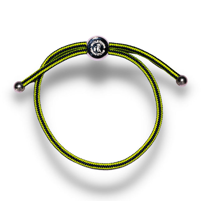 Rope Bracelets Made from Recycled Plastic Bottles - Rope Bracelet - Lime Green Stripe Rope Bracelets Made from Recycled Plastic Bottles - Rope Bracelet - Lime Green Stripe