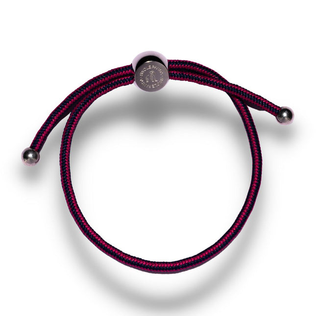 Rope Bracelets Made from Recycled Plastic Bottles - Rope Bracelet - Rich Pink Stripe Rope Bracelets Made from Recycled Plastic Bottles - Rope Bracelet - Rich Pink Stripe