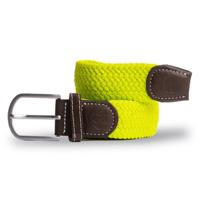 Mens Woven Belts - Woven Belt - Lime Green Mens Woven Belts - Woven Belt - Lime Green