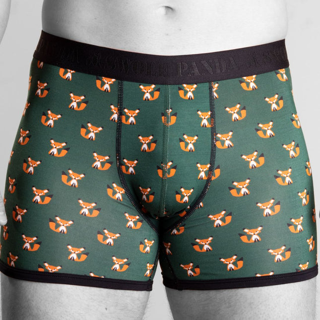 Christmas Boxer Shorts - Bamboo Boxers - Foxes Christmas Boxer Shorts - Bamboo Boxers - Foxes