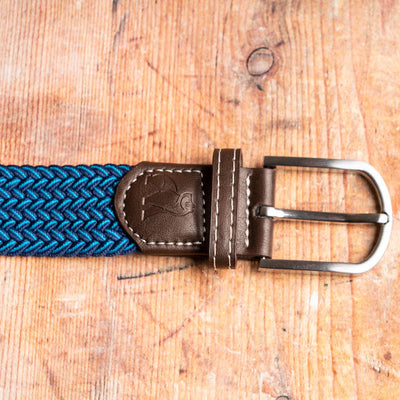 Woven Belt - Royal Blue Fine Weave
