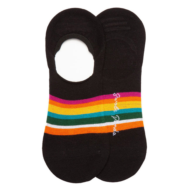 Mens Bamboo Socks - Black Bold Striped  Mens Bamboo Socks - Black Bold Striped