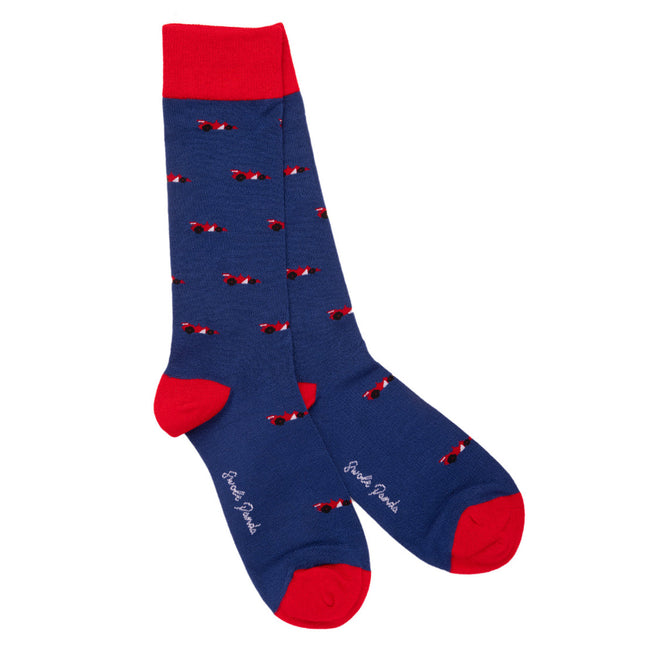 Mens Bamboo Socks - Racing Car Bamboo Socks Mens Bamboo Socks - Racing Car Bamboo Socks