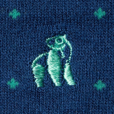 Spotted Green Bamboo Socks