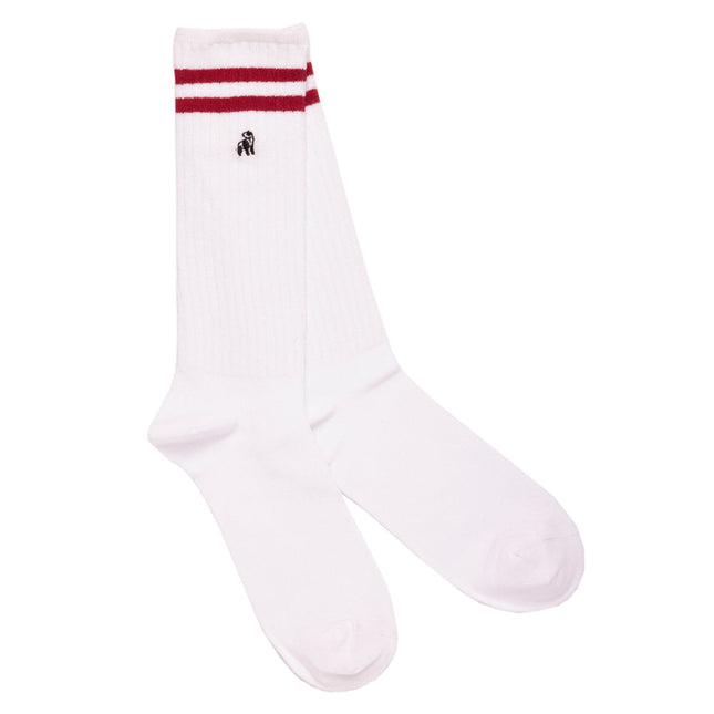Athletic Bamboo Socks - White Athletic Bamboo Socks Athletic Bamboo Socks - White Athletic Bamboo Socks