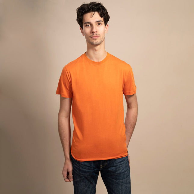 Mens T-Shirts - REFIBRA™ T-Shirt (Orange) Mens T-Shirts - REFIBRA™ T-Shirt (Orange)