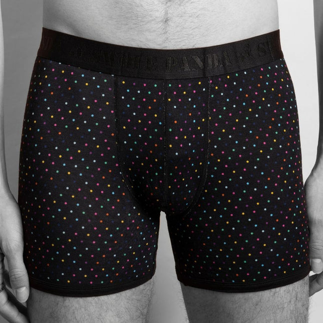Bamboo Underwear - Bamboo Boxers - Multi-Coloured Dots Bamboo Underwear - Bamboo Boxers - Multi-Coloured Dots