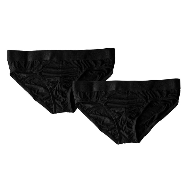 Bamboo Underwear - Bamboo Briefs 2 Pack - Black Bamboo Underwear - Bamboo Briefs 2 Pack - Black