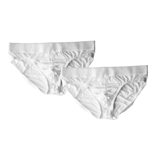 Bamboo Underwear - Bamboo Briefs 2 Pack - White Bamboo Underwear - Bamboo Briefs 2 Pack - White