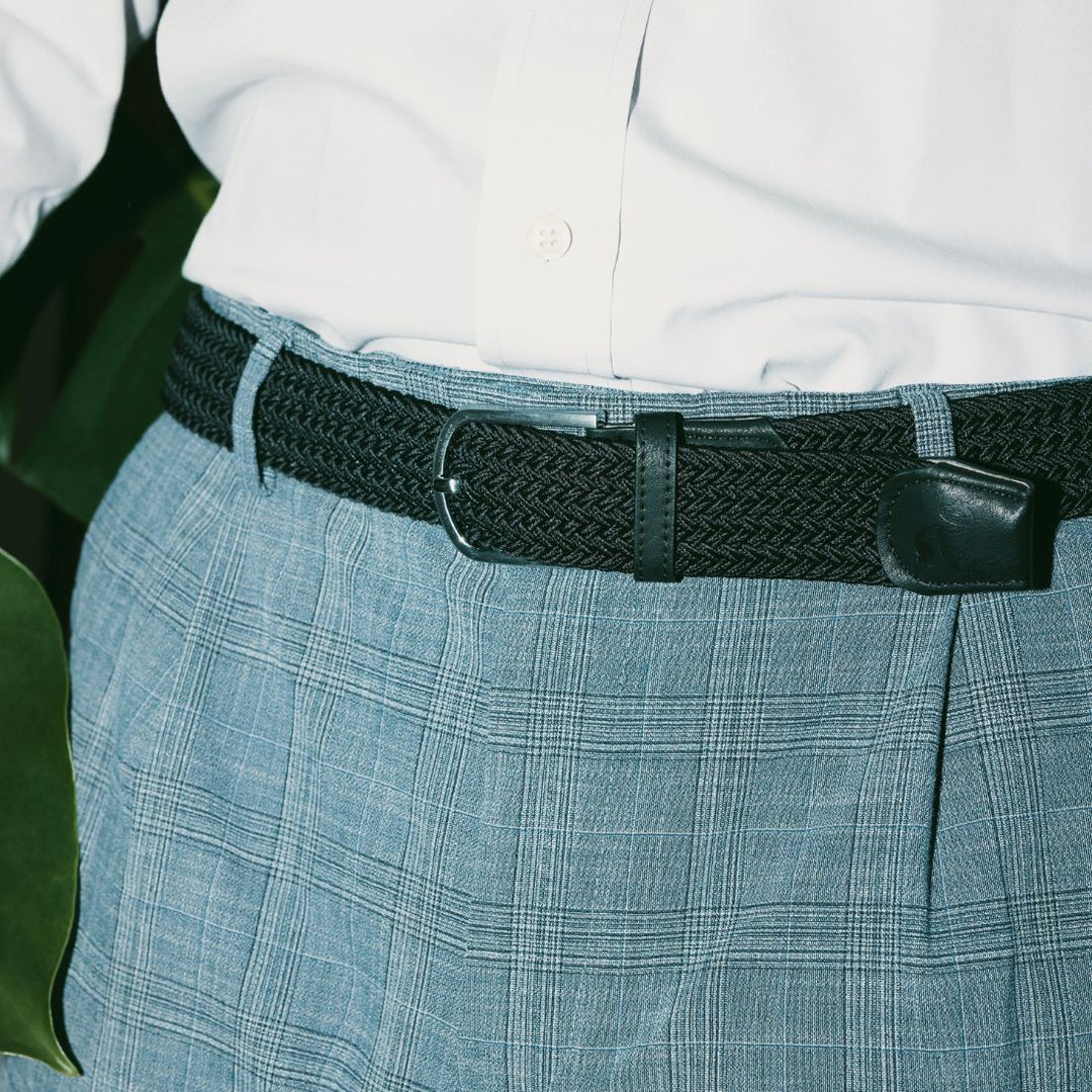 Mens Elastic Stretch Belt