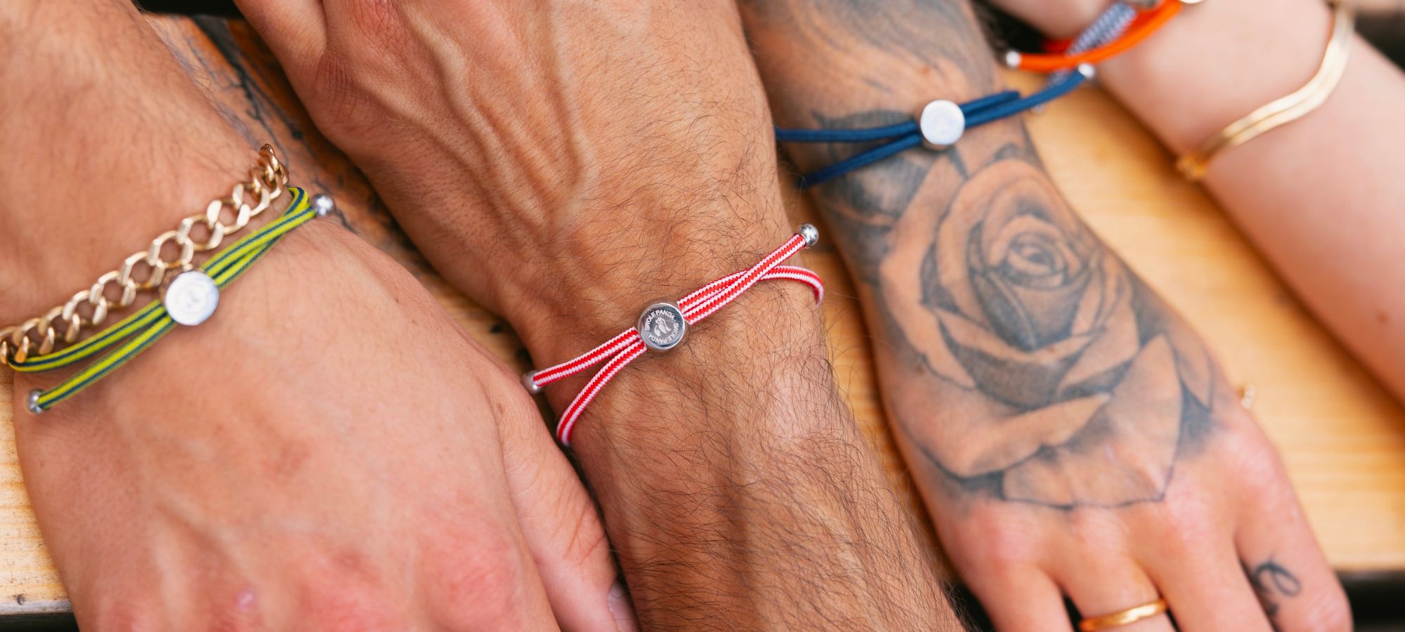 Rope Bracelets Made from Recycled Plastic Bottles