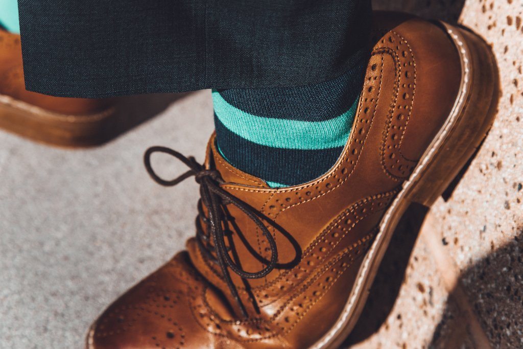 Striped Bamboo Socks | Swole Panda