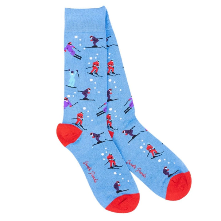 Snow Skiing Bamboo Socks