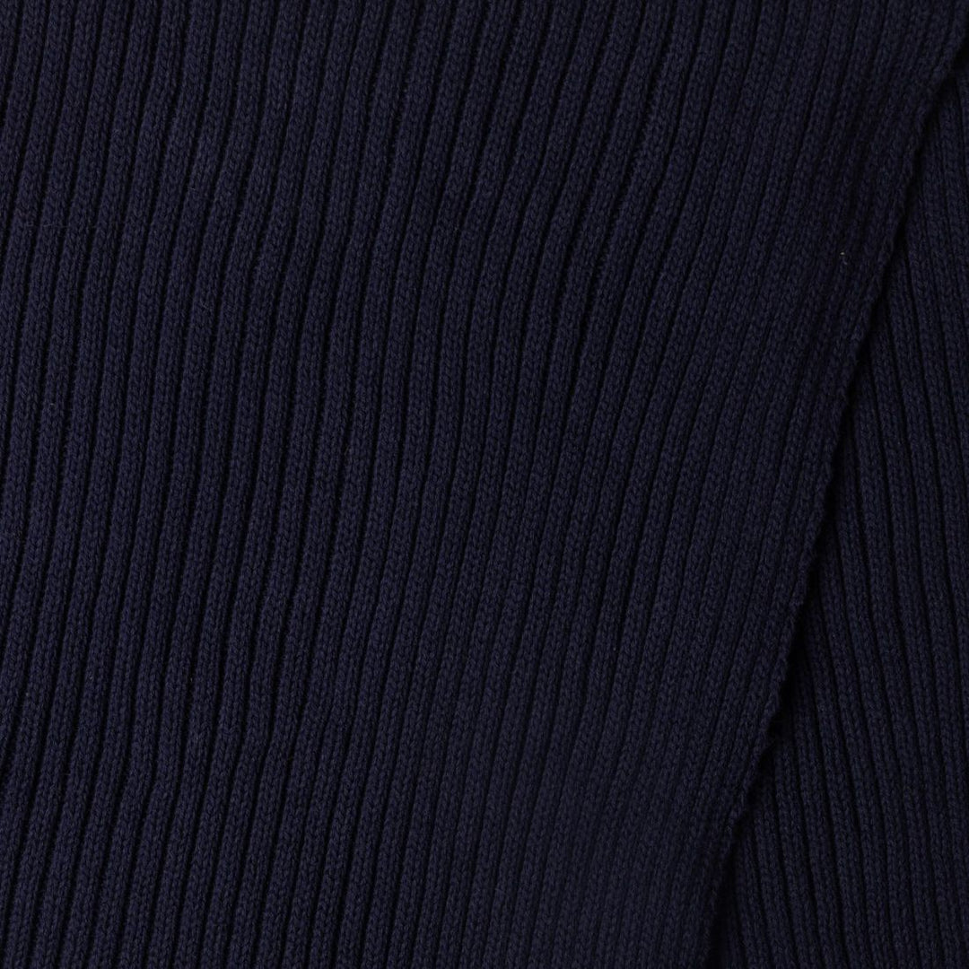Navy Organic Cotton Scarf