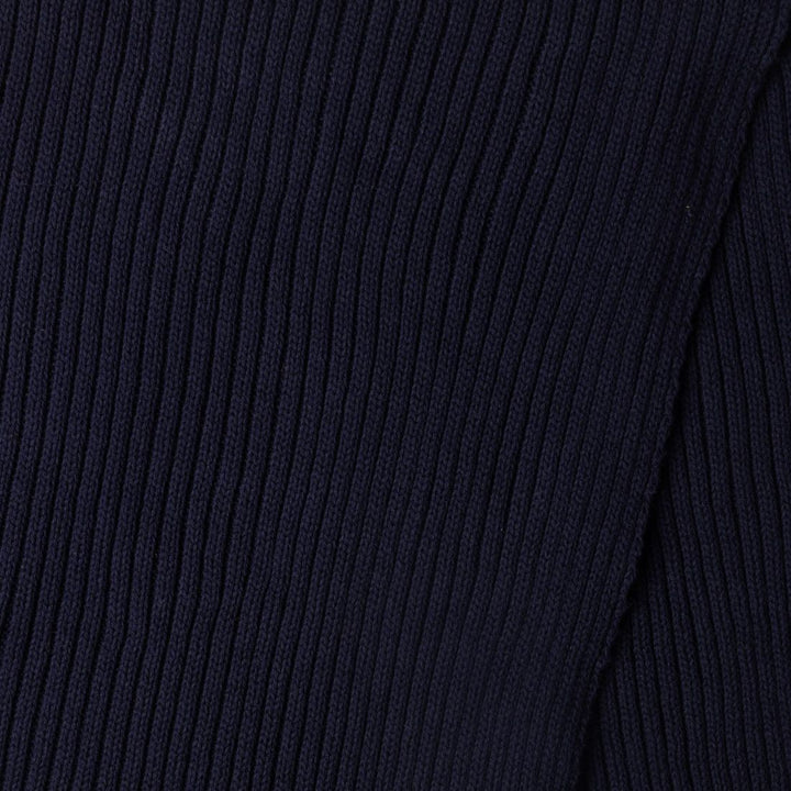 Navy Organic Cotton Scarf