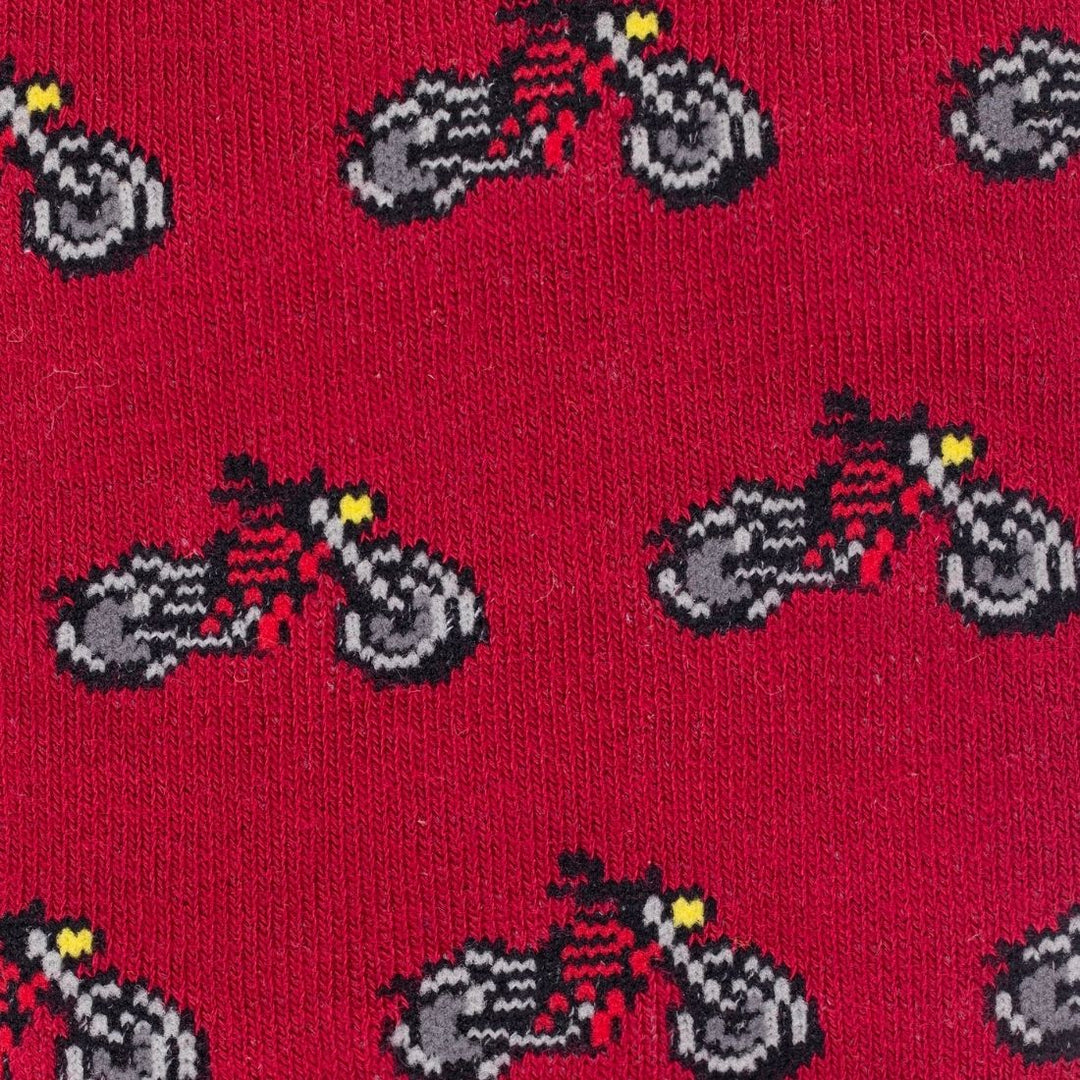 Motorbike Bamboo Socks (Comfort Cuff)