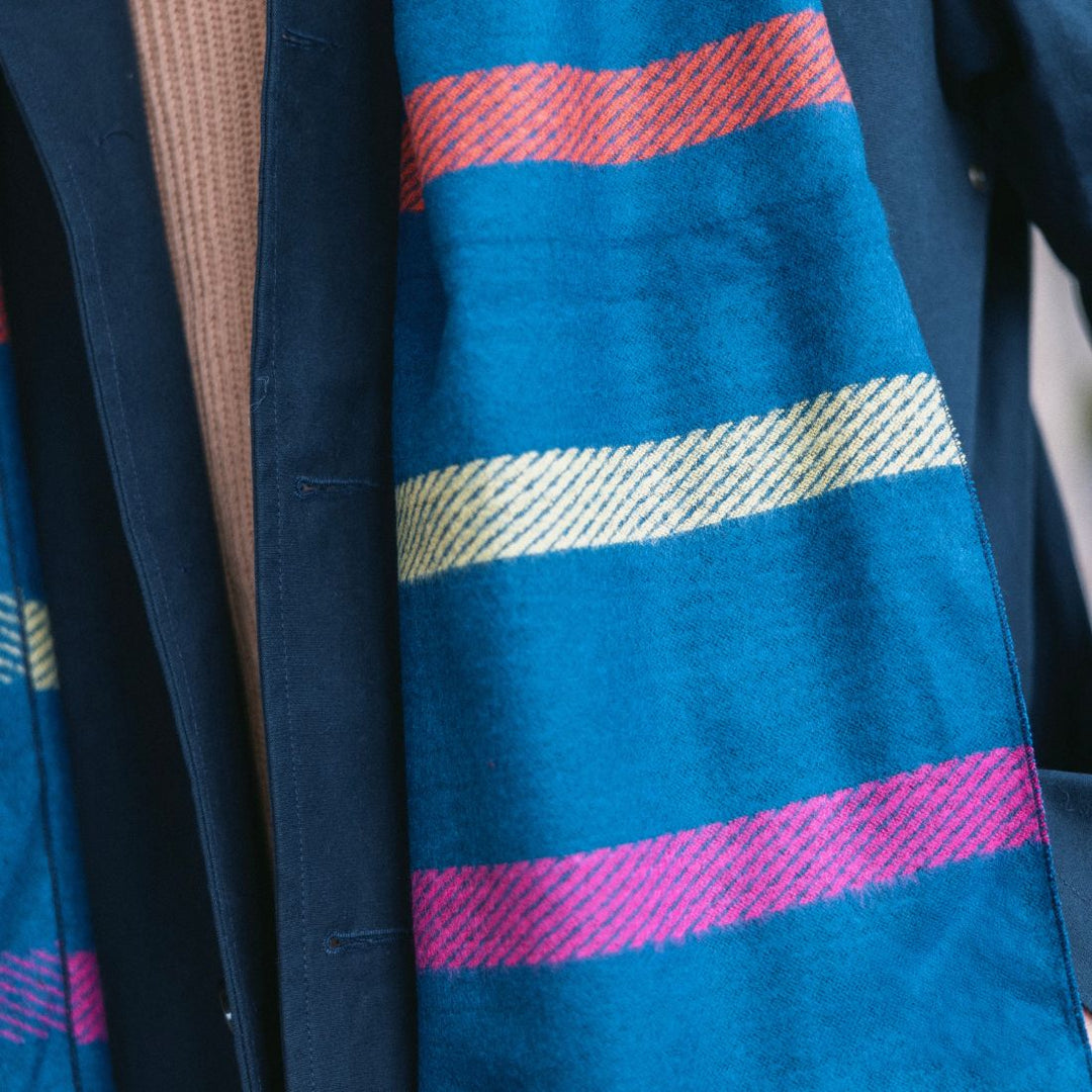 Herringbone Stripe Bamboo Scarf