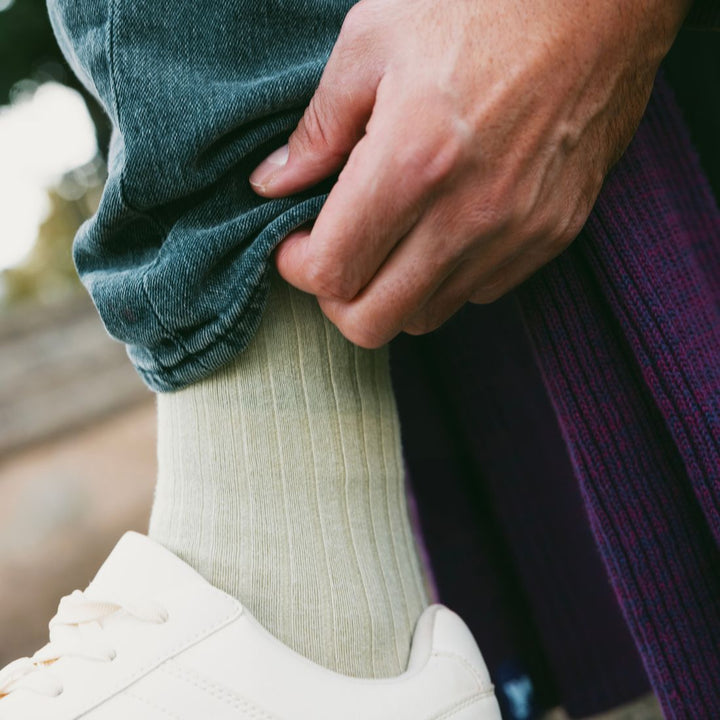 Ecru Bamboo Socks