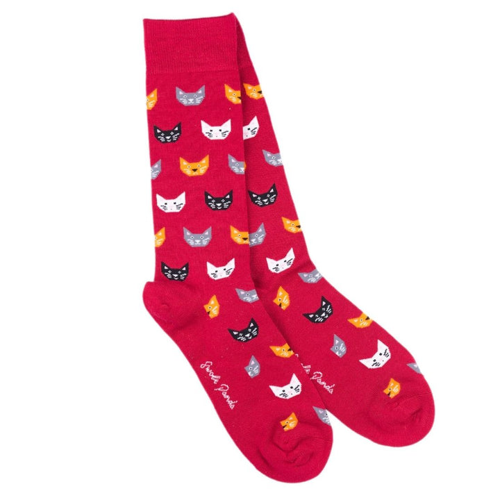 Red Cat Bamboo Socks