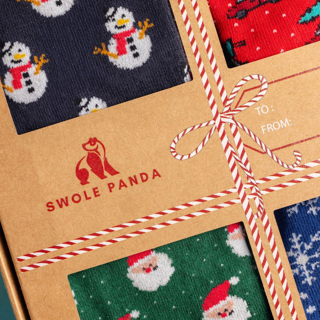 Christmas Mail Sock Box - 4 Pairs of Bamboo Socks (His)