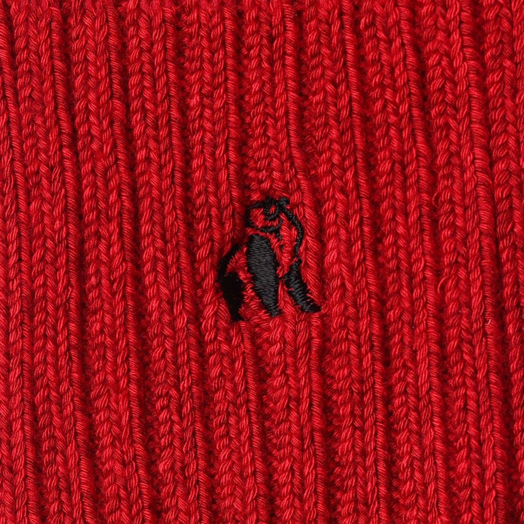 Red Bamboo Boot Socks