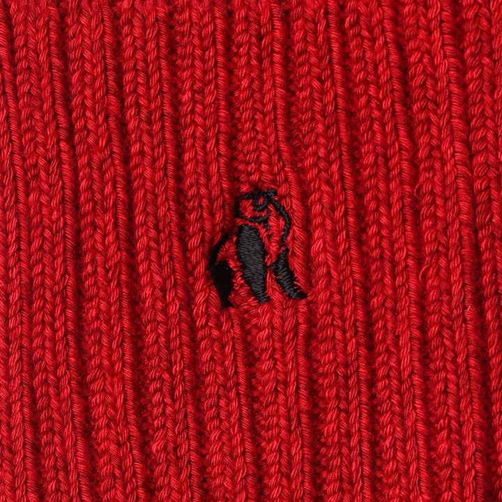 Red Bamboo Boot Socks
