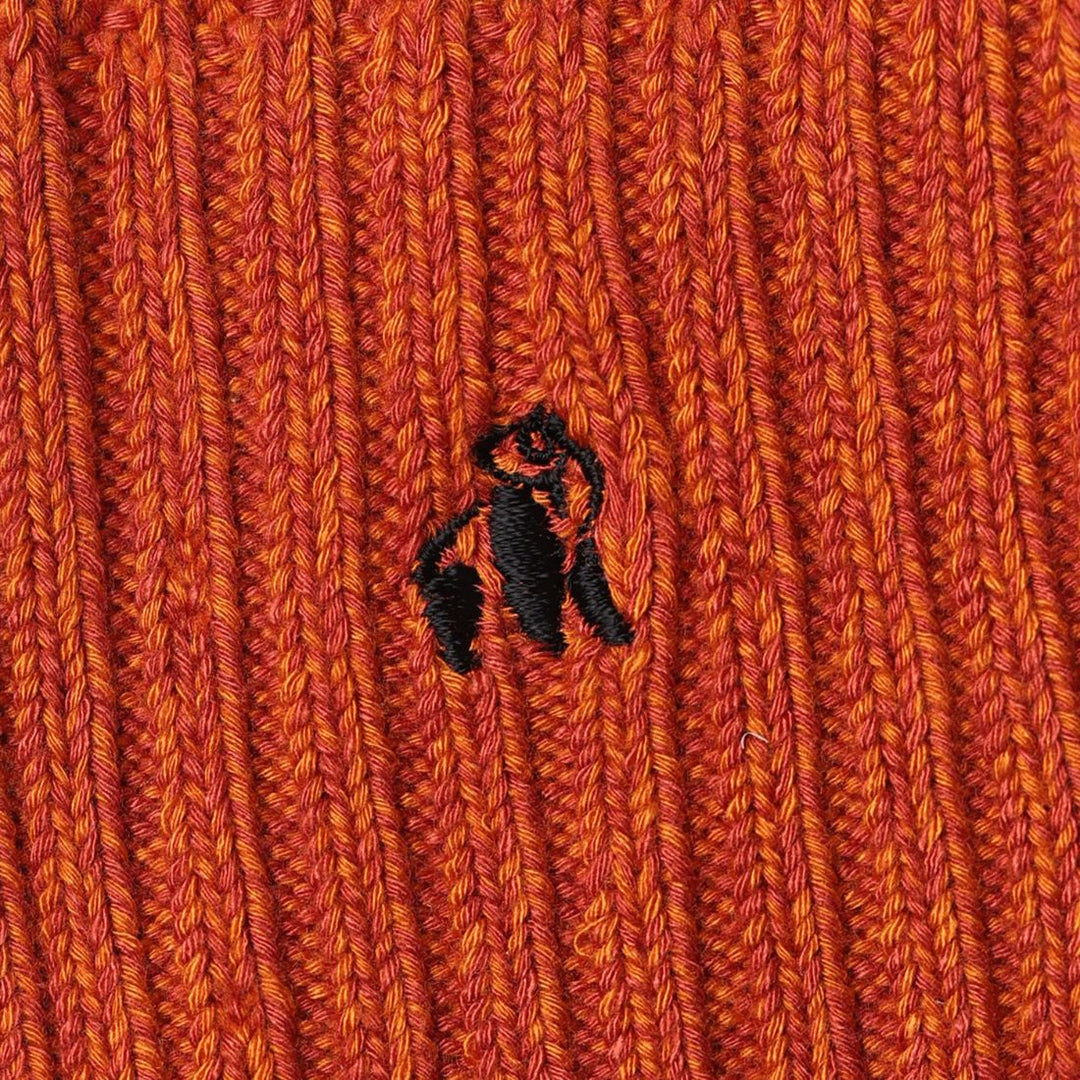 Burnt Orange Bamboo Boot Socks