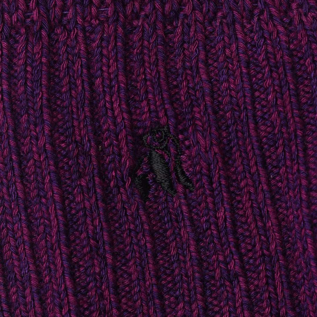 Deep Purple Bamboo Boot Socks