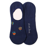 Hot Air Balloon "No-Show" Bamboo Socks