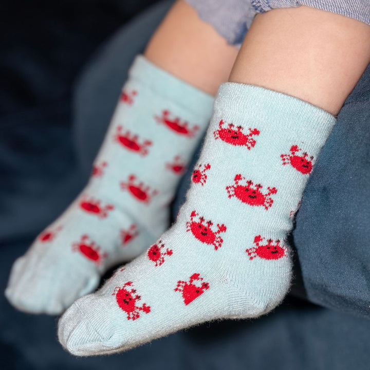 Children's Crab Bamboo Socks