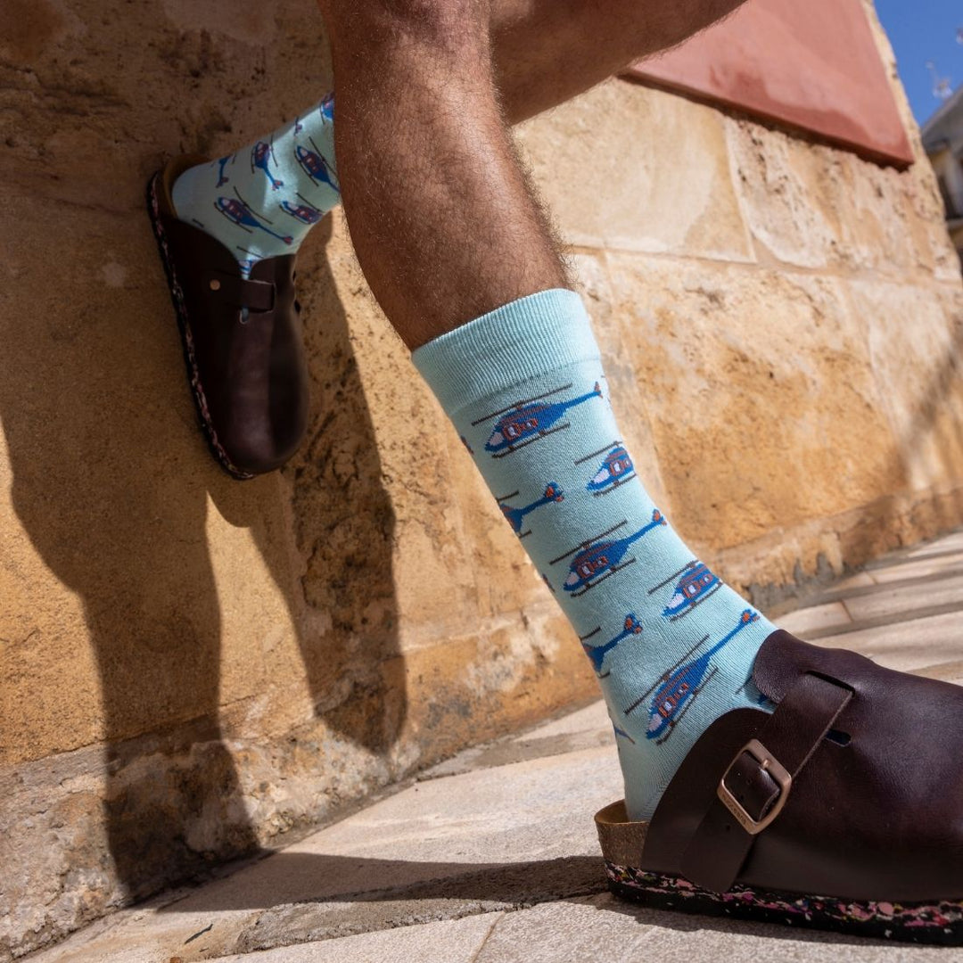 Helicopter Bamboo Socks