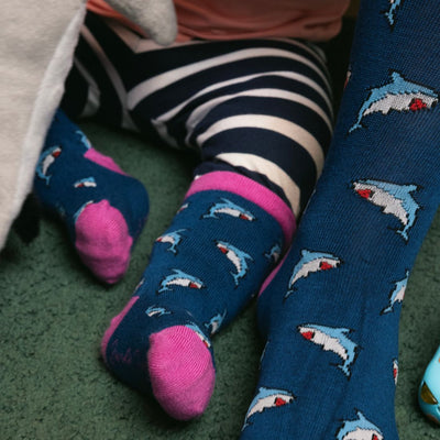 Children's Shark Bamboo Socks