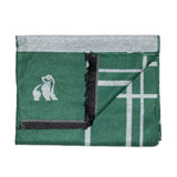 Green Check Bamboo Scarf